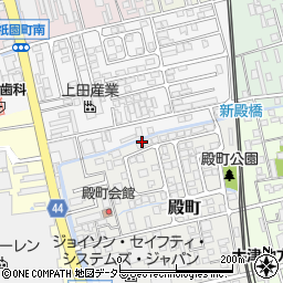 滋賀県長浜市殿町周辺の地図