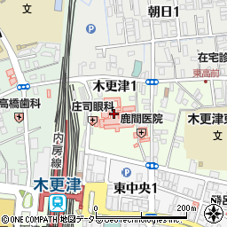 萩原病院周辺の地図