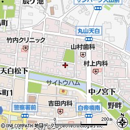 愛知県犬山市丸山天白町116-2周辺の地図