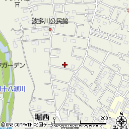 神奈川県秦野市堀西837周辺の地図