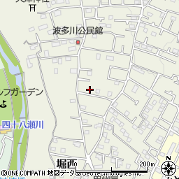 神奈川県秦野市堀西837-2周辺の地図