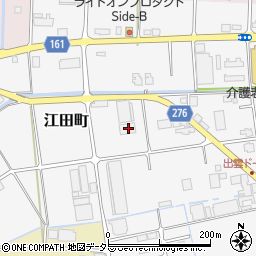 島根県出雲市江田町261周辺の地図