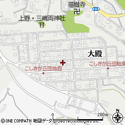 鳥取県西伯郡伯耆町大殿1430-6周辺の地図