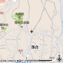 神奈川県秦野市落合217周辺の地図