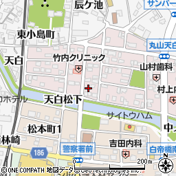愛知県犬山市丸山天白町79周辺の地図