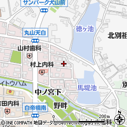 愛知県犬山市丸山天白町217周辺の地図