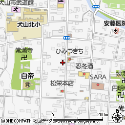 茶亭椿周辺の地図