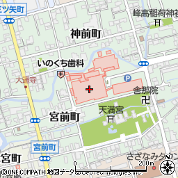長浜赤十字病院（日本赤十字社）周辺の地図