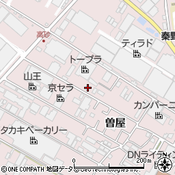 神奈川県秦野市曽屋879周辺の地図