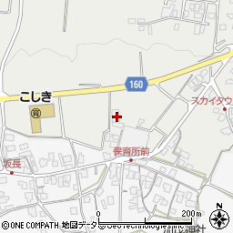 鳥取県西伯郡伯耆町大殿1830-1周辺の地図