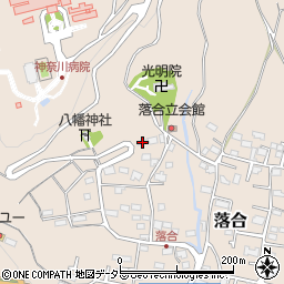 神奈川県秦野市落合608周辺の地図