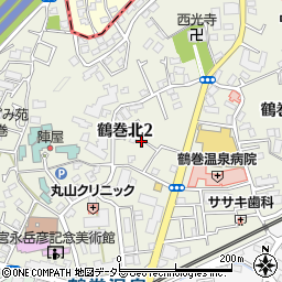 神奈川県秦野市鶴巻北周辺の地図