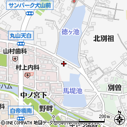 愛知県犬山市犬山北別祖101周辺の地図