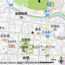 岩井本店菓子舗周辺の地図