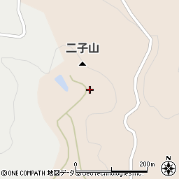 二子山周辺の地図
