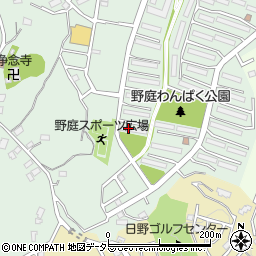 神奈川県横浜市港南区野庭町666-7周辺の地図
