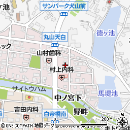 愛知県犬山市丸山天白町203周辺の地図