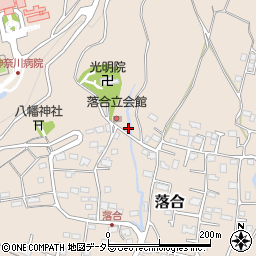 神奈川県秦野市落合614周辺の地図