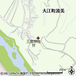 京都府福知山市大江町波美677-2周辺の地図