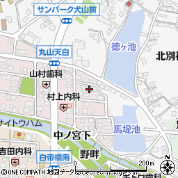 愛知県犬山市丸山天白町211周辺の地図