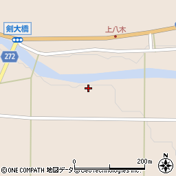 兵庫県養父市八鹿町八木1939周辺の地図