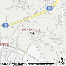 鳥取県西伯郡伯耆町大殿1897周辺の地図