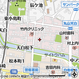 愛知県犬山市丸山天白町101-1周辺の地図