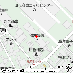 佐川急便株式会社　横浜営業所周辺の地図