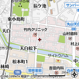 愛知県犬山市丸山天白町84周辺の地図