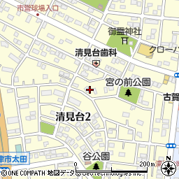 千葉県木更津市清見台周辺の地図