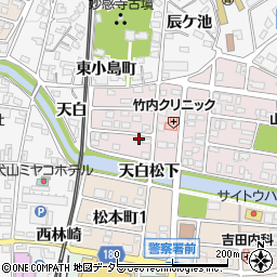 愛知県犬山市丸山天白町52周辺の地図