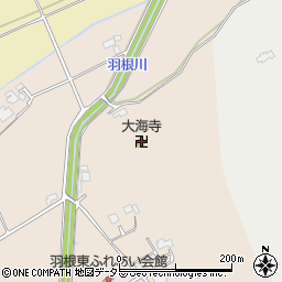大海寺周辺の地図