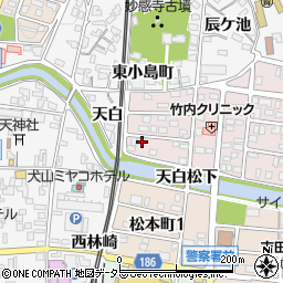 愛知県犬山市丸山天白町39周辺の地図