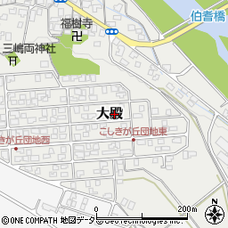 鳥取県西伯郡伯耆町大殿1218-7周辺の地図