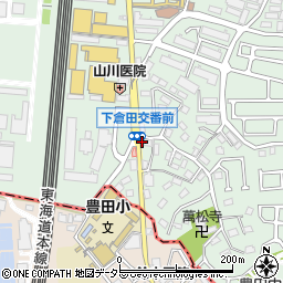 戸塚警察署下倉田交番周辺の地図