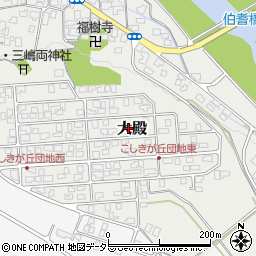 鳥取県西伯郡伯耆町大殿1218-9周辺の地図