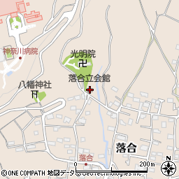 神奈川県秦野市落合612周辺の地図