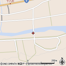 兵庫県養父市八鹿町八木1639周辺の地図