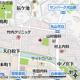 愛知県犬山市丸山天白町125周辺の地図
