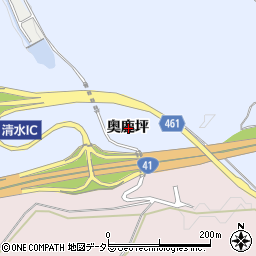 愛知県犬山市善師野奥鹿坪周辺の地図