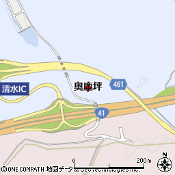 愛知県犬山市善師野（奥鹿坪）周辺の地図