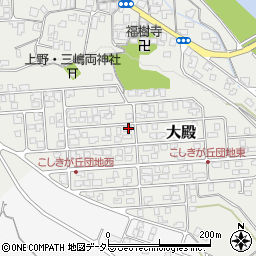 鳥取県西伯郡伯耆町大殿1430-13周辺の地図