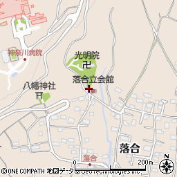 神奈川県秦野市落合615周辺の地図