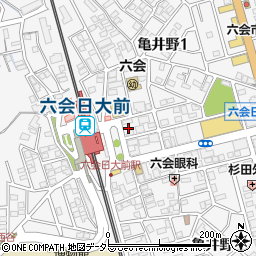 明光義塾六会駅前教室周辺の地図