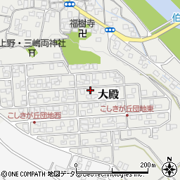 鳥取県西伯郡伯耆町大殿1218-17周辺の地図