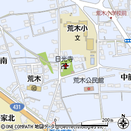 日光寺周辺の地図
