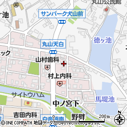 愛知県犬山市丸山天白町205周辺の地図