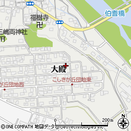 鳥取県西伯郡伯耆町大殿1218-13周辺の地図