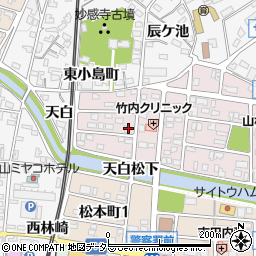 愛知県犬山市丸山天白町27周辺の地図