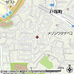 神奈川県横浜市戸塚区戸塚町1905-58周辺の地図